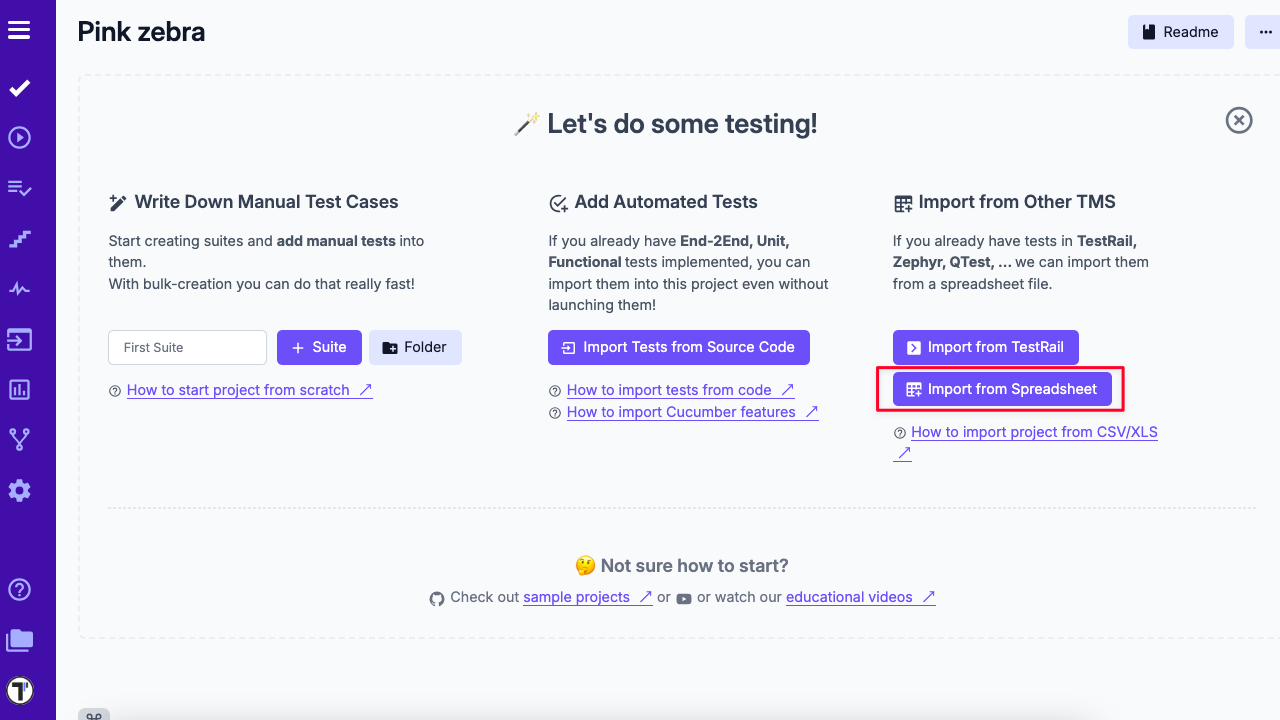 image Import from Spreadsheet button